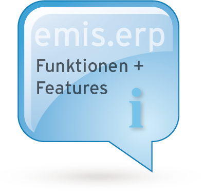 Funktionen und Features von emis.erp